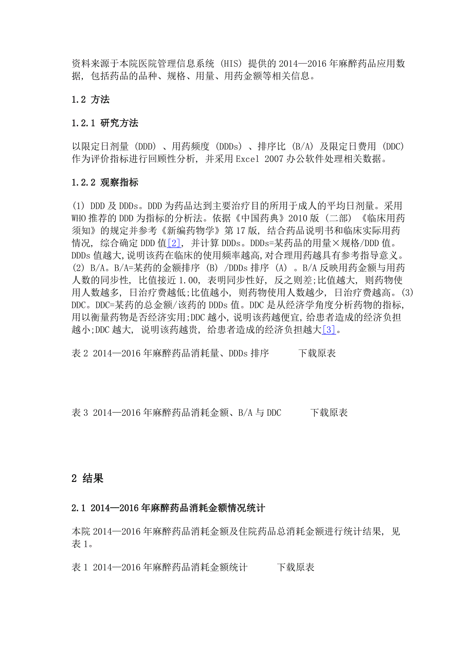 2014—2016年某院住院部麻醉药品应用情况分析_第2页