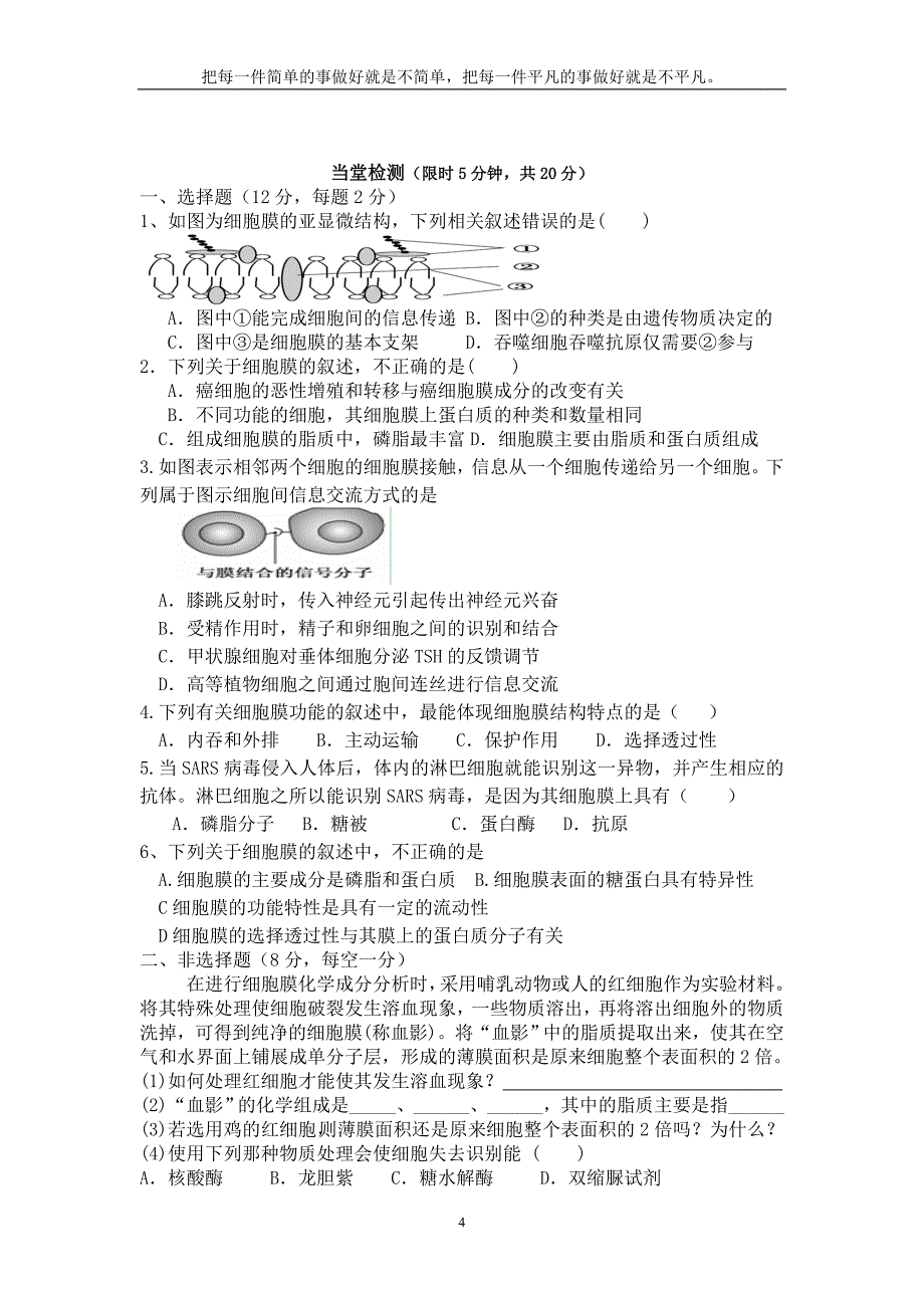 细胞膜与细胞核定稿111_第4页