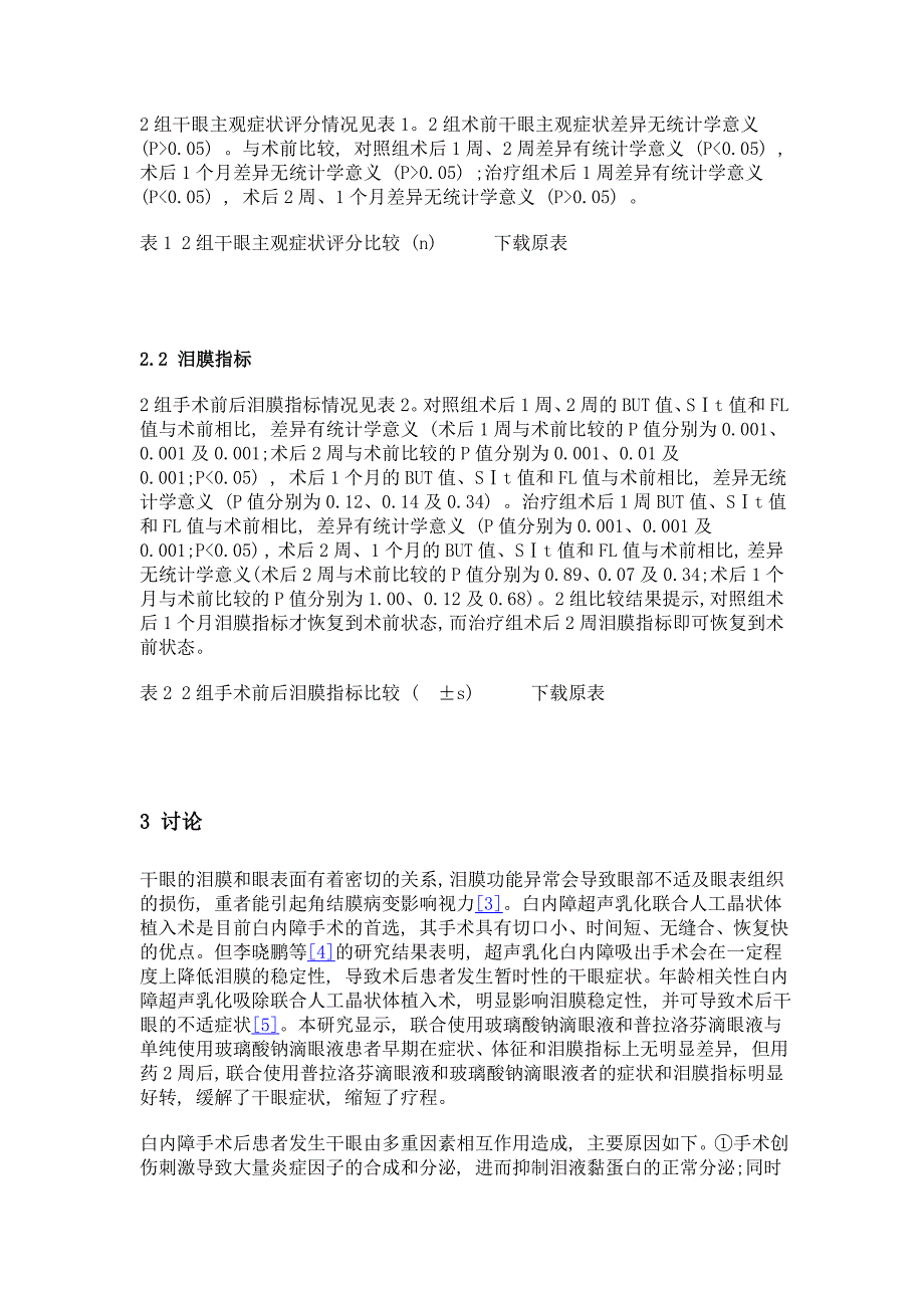 普拉洛芬滴眼液对恢复老年性白内障超声乳化术后泪膜稳定性的临床研究_第4页