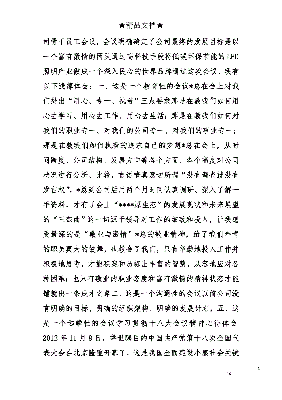 贯彻会议心得体会精选_第2页