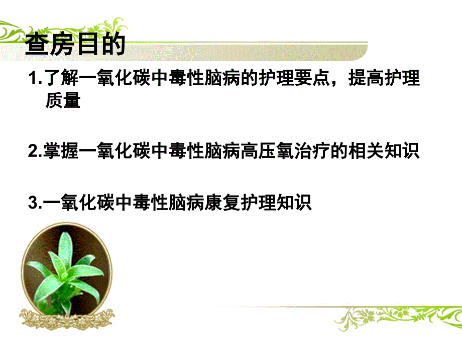 一氧化碳中毒个案查房_第2页