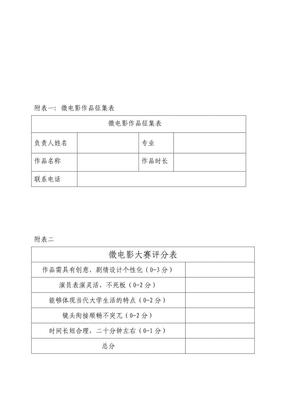 无锡首届公益微电影大赛策划书_第5页