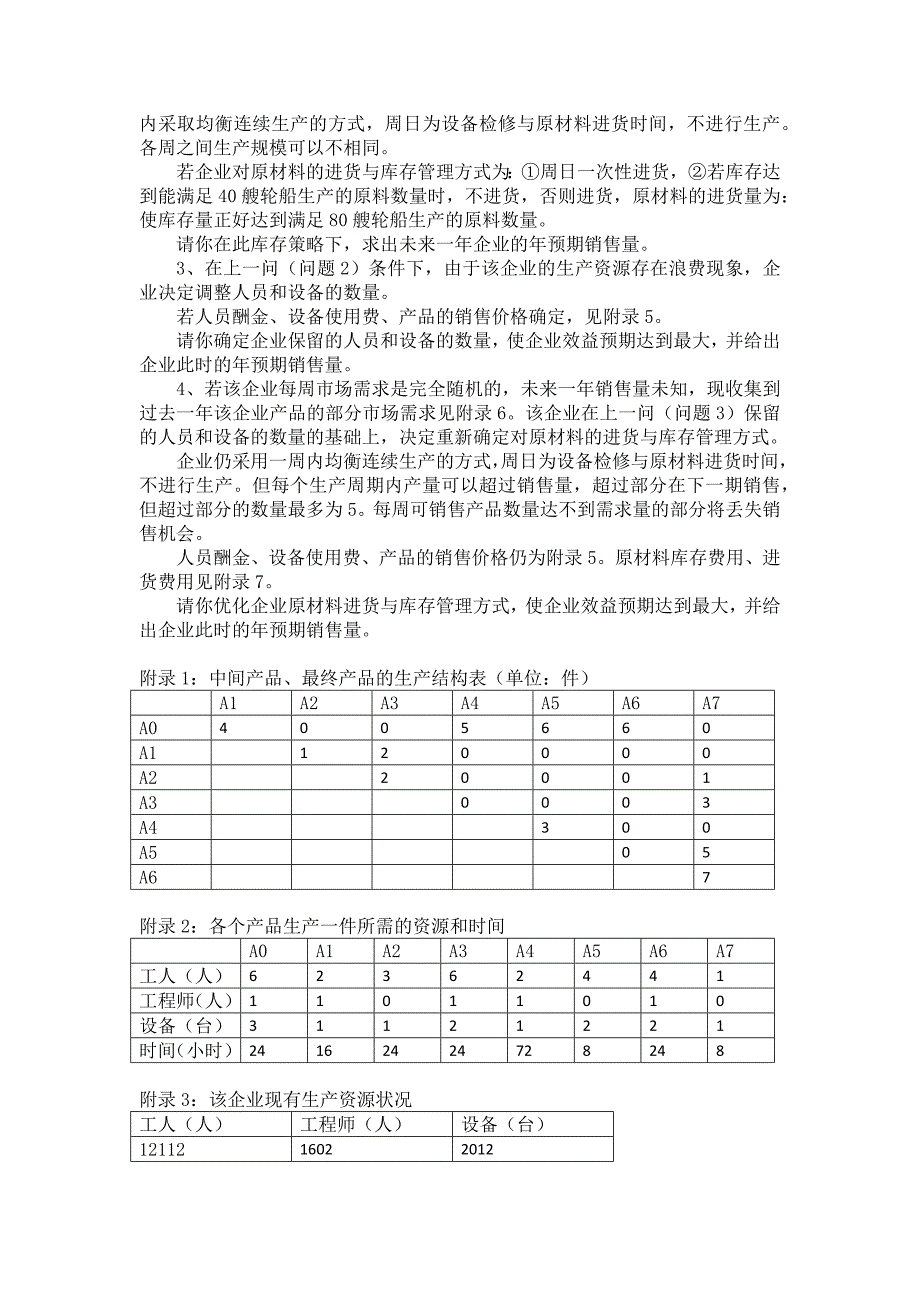 2014财大赛题：生产与库存管理问题_第2页