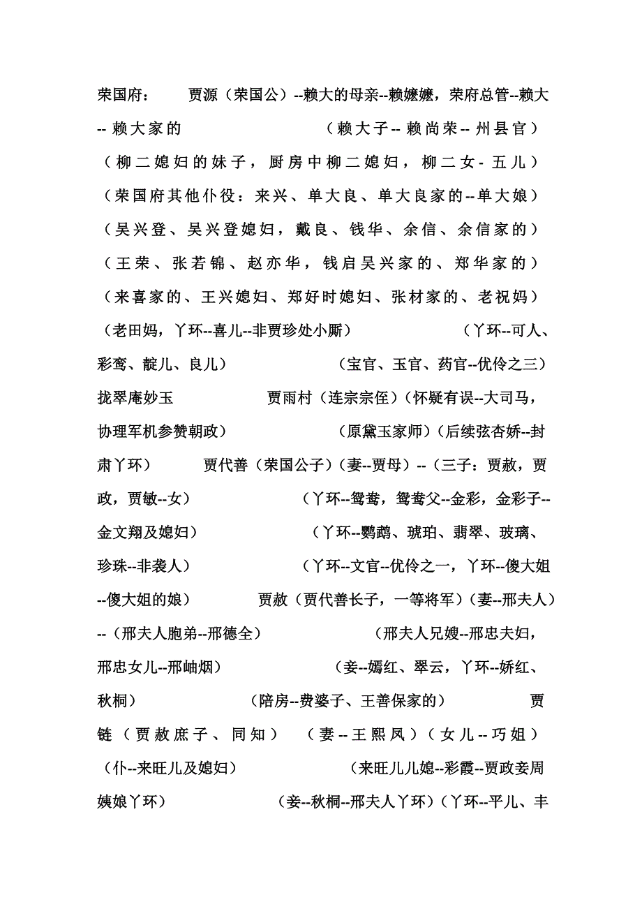 红楼梦人物关系图谱 贾府旁支_第3页