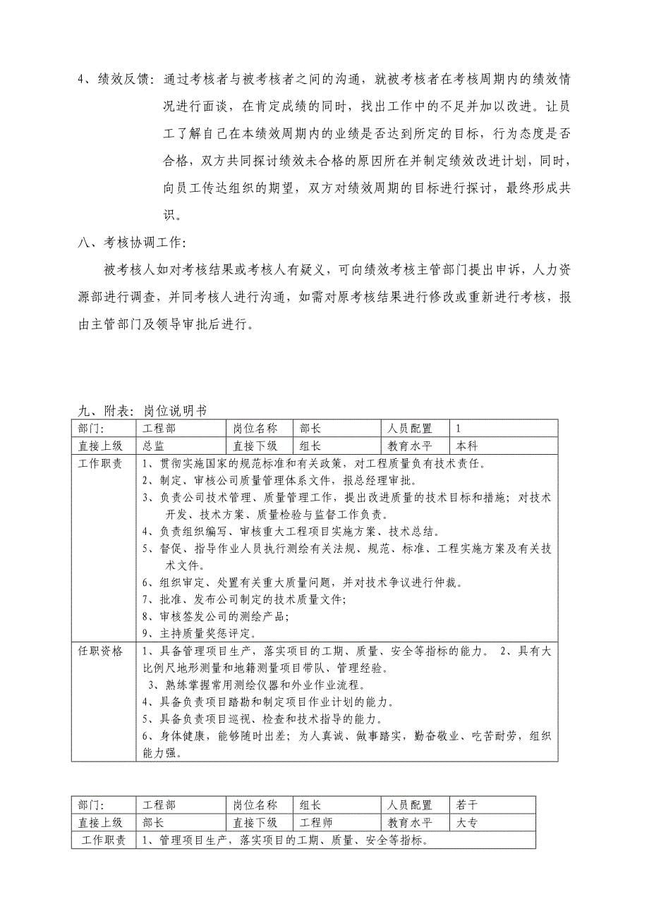 中小企业绩效考核方案(草案)_第5页