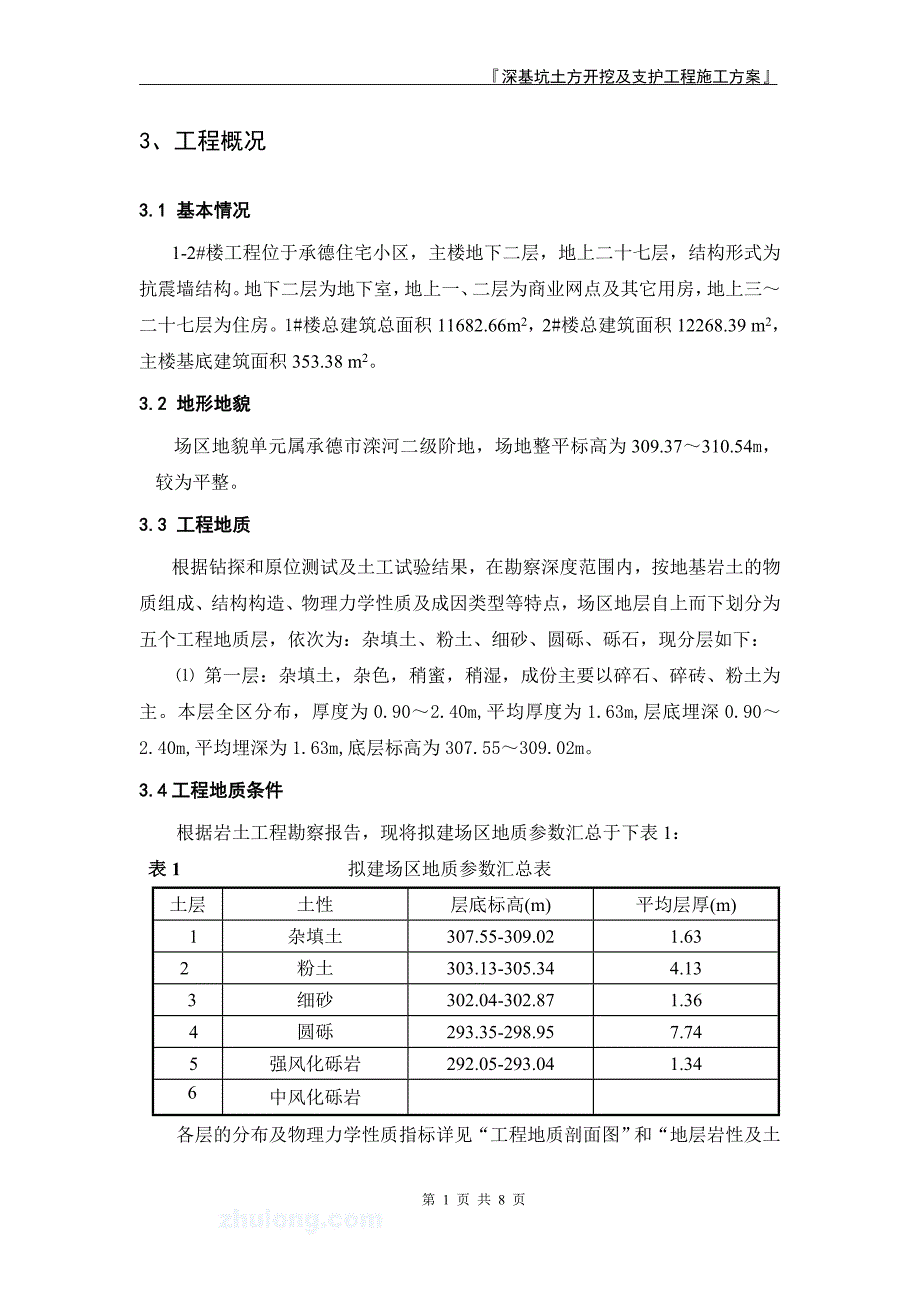 河北深基坑土方开挖及支护工程施工方案_第2页