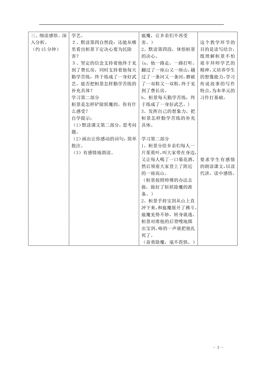 2017年四年级语文上册 29.重阳节的传说（一）教案 语文s版_第3页