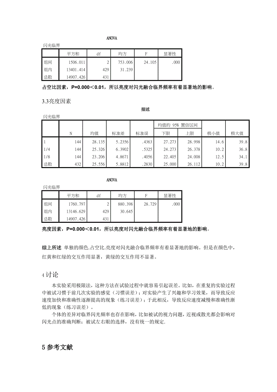 颜色、占空比、亮度对闪光频率融合临界影响的研究报告_第4页