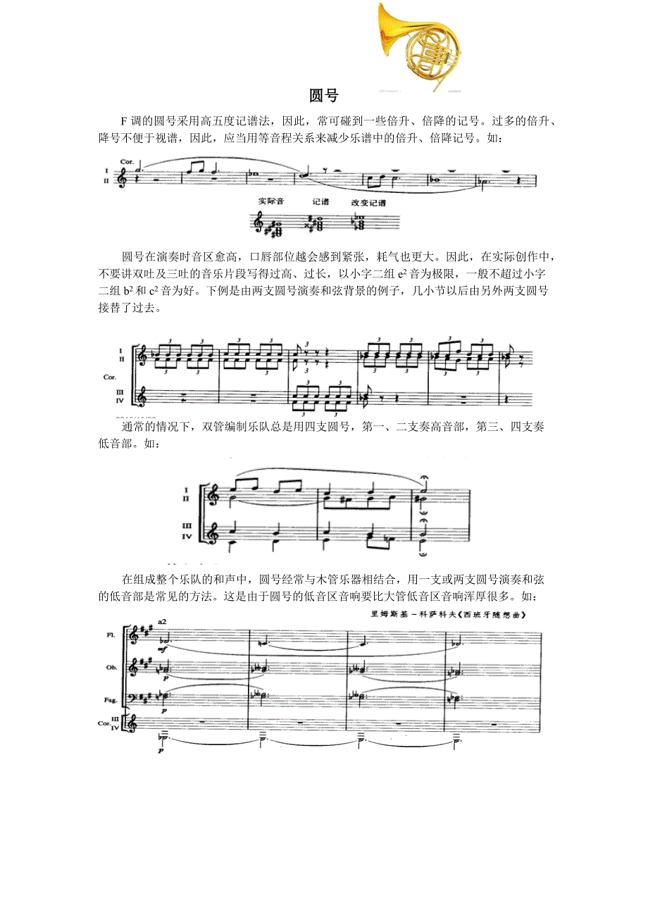 铜管乐器概述(小号、长号、大号)_第1页