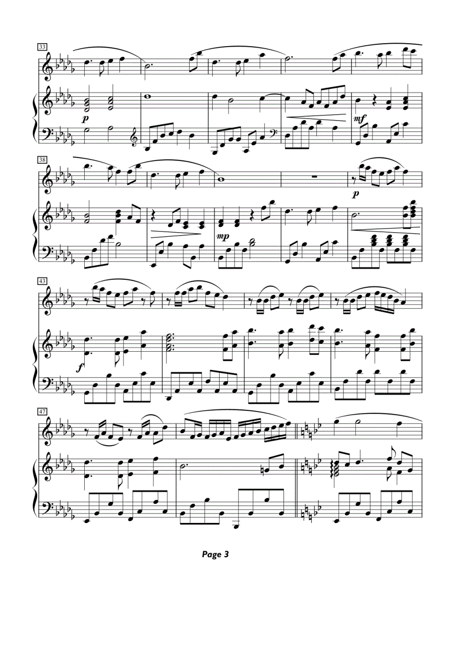 《风居住的街道》钢琴谱标准版_第3页