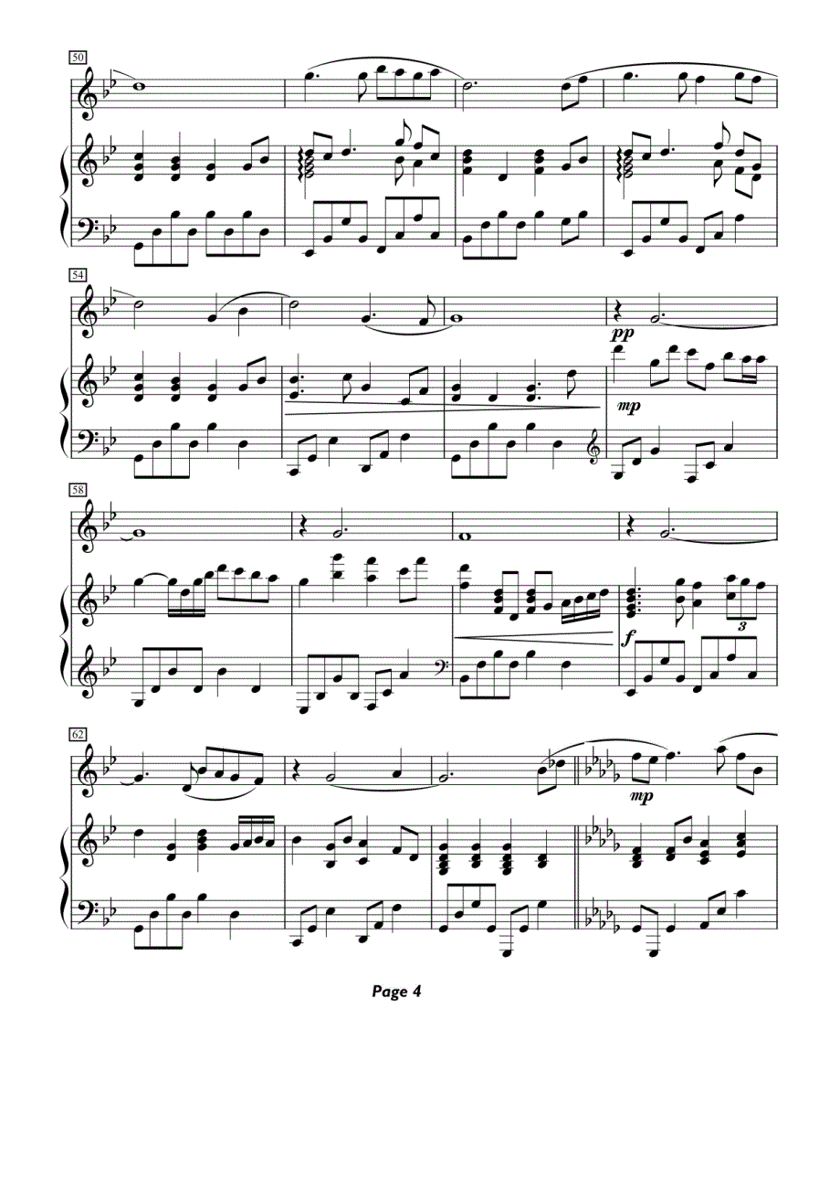 《风居住的街道》钢琴谱标准版_第4页