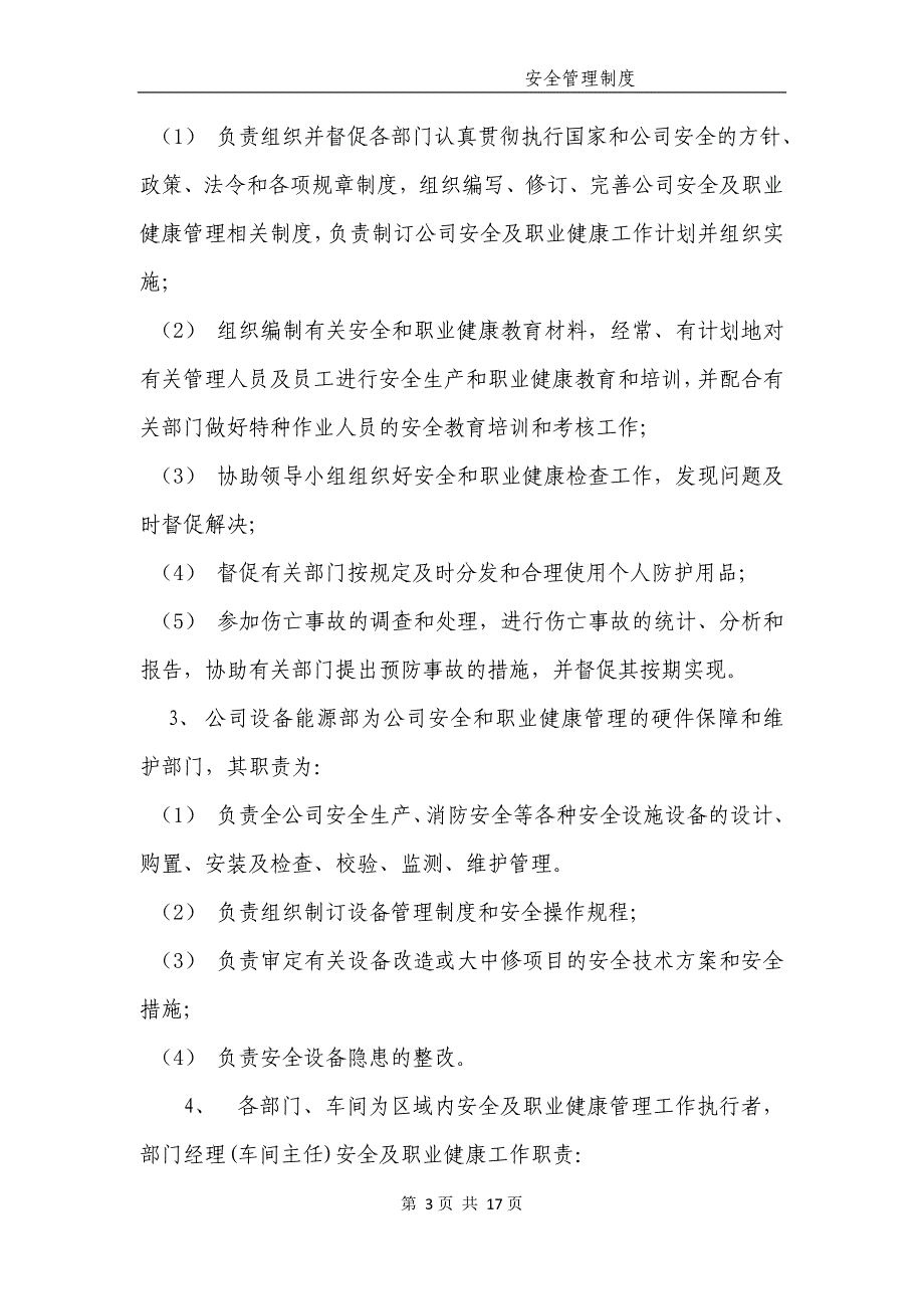 公司安全管理制度()_第3页