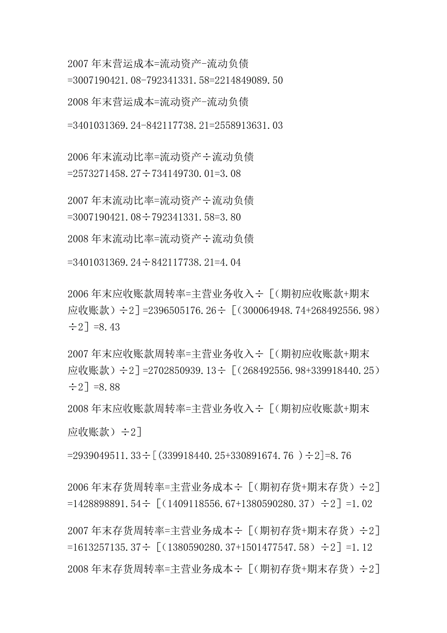 北京同仁堂股份有限公司财务报表偿债能力分_第4页