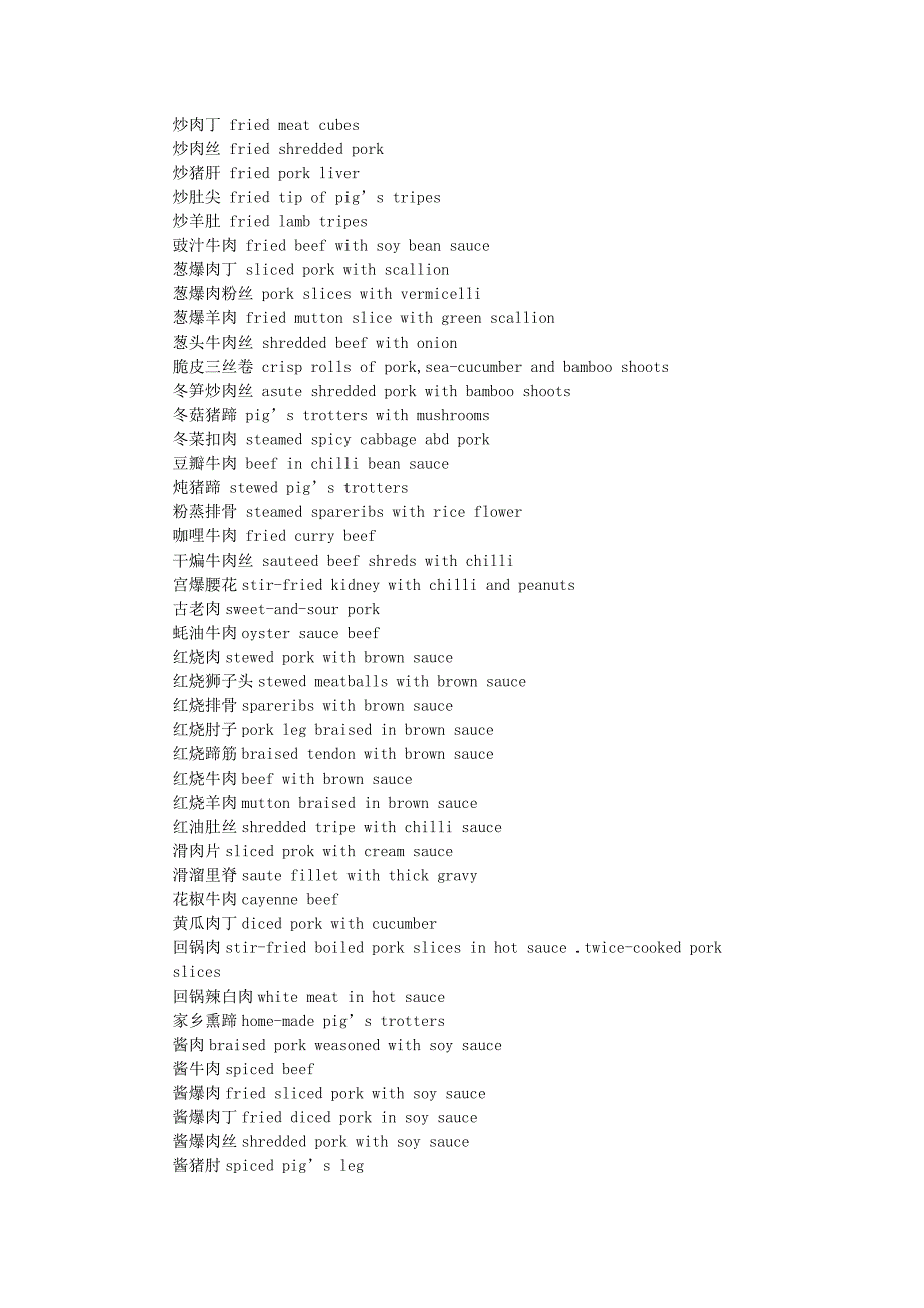 中餐菜名英文翻译_第3页