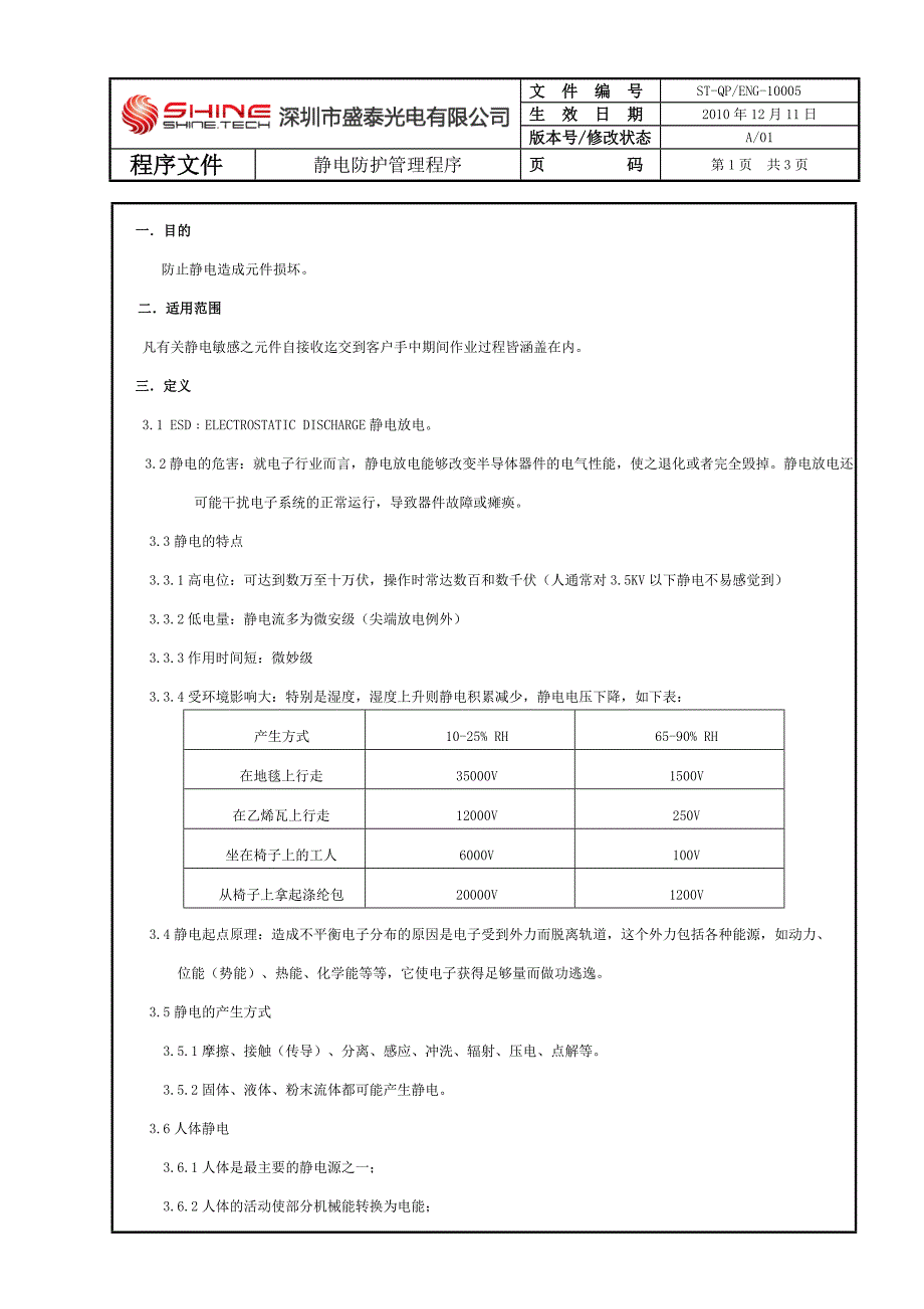 静电防护控制程序(内容)_第1页