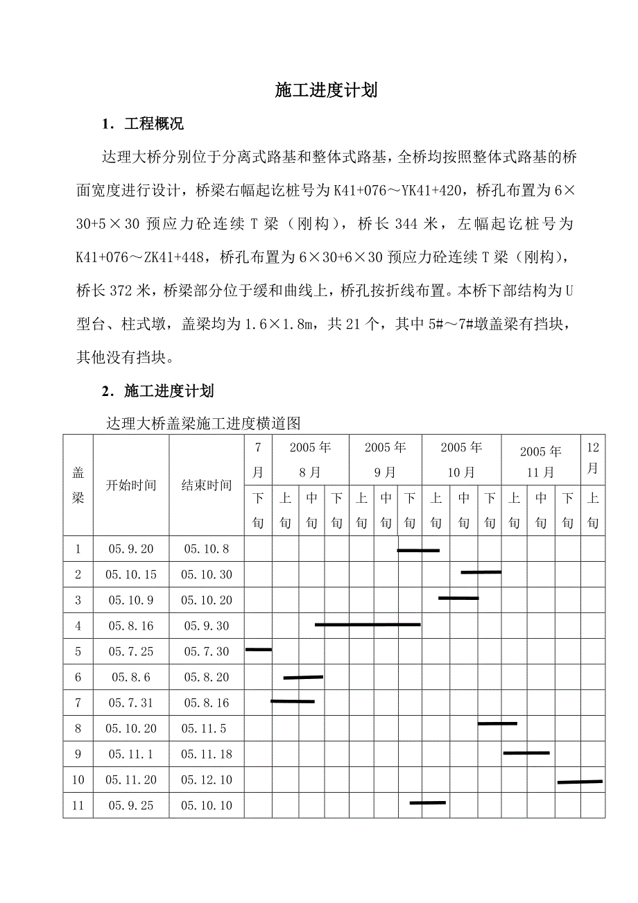 达理大桥盖梁开工报告_第3页