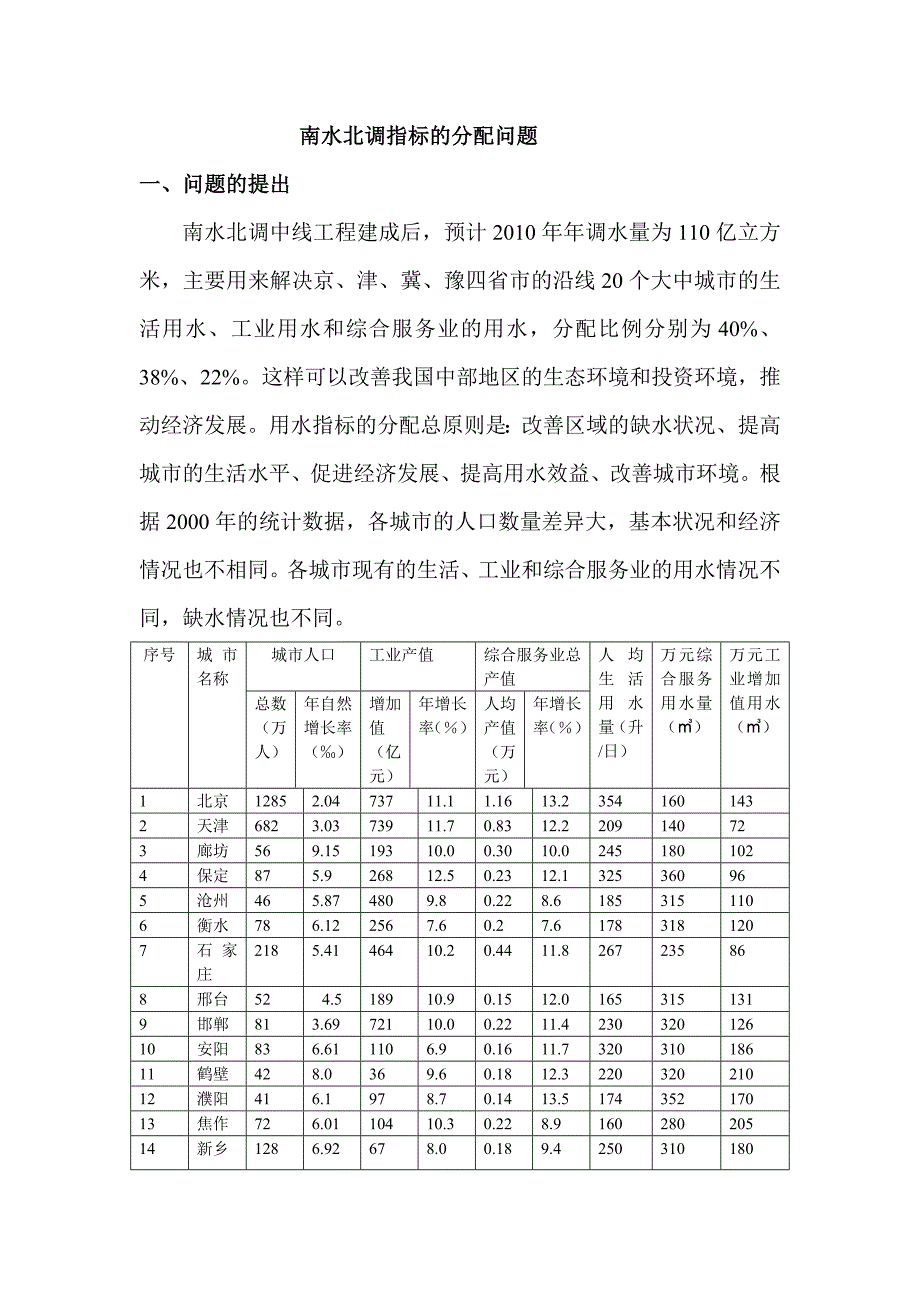 南水北调实验总结_第1页