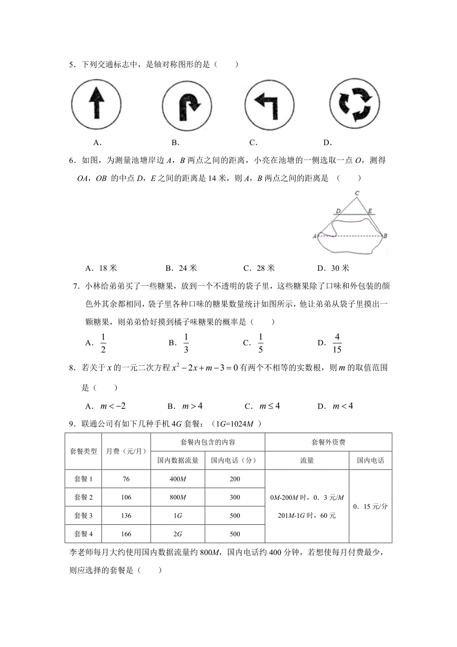 2016年顺义区模拟试卷(一)_第2页