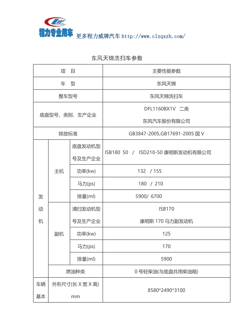 东风天锦洗扫车价格参数_第3页