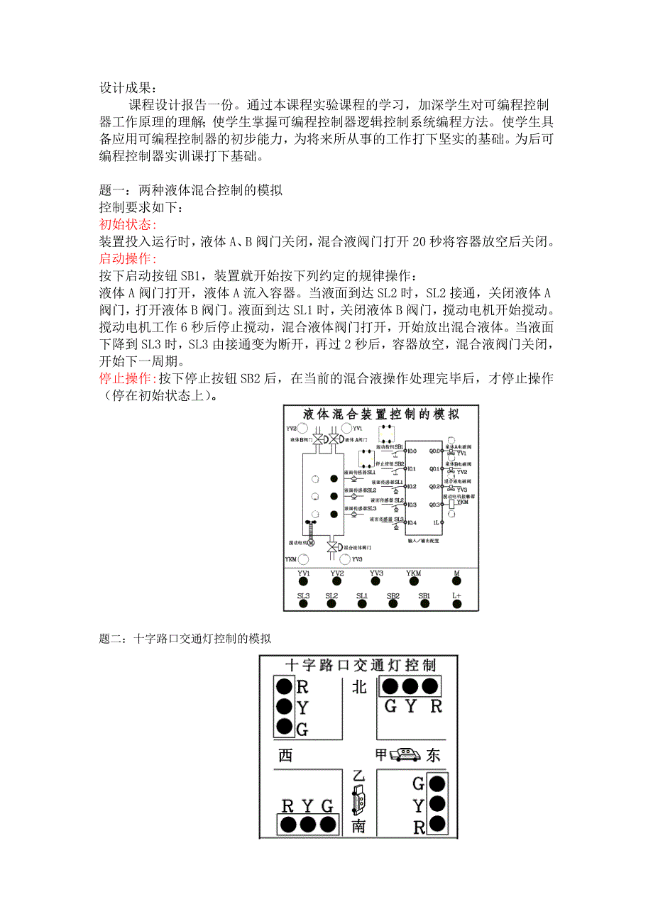 plc专题任务书08级_第2页