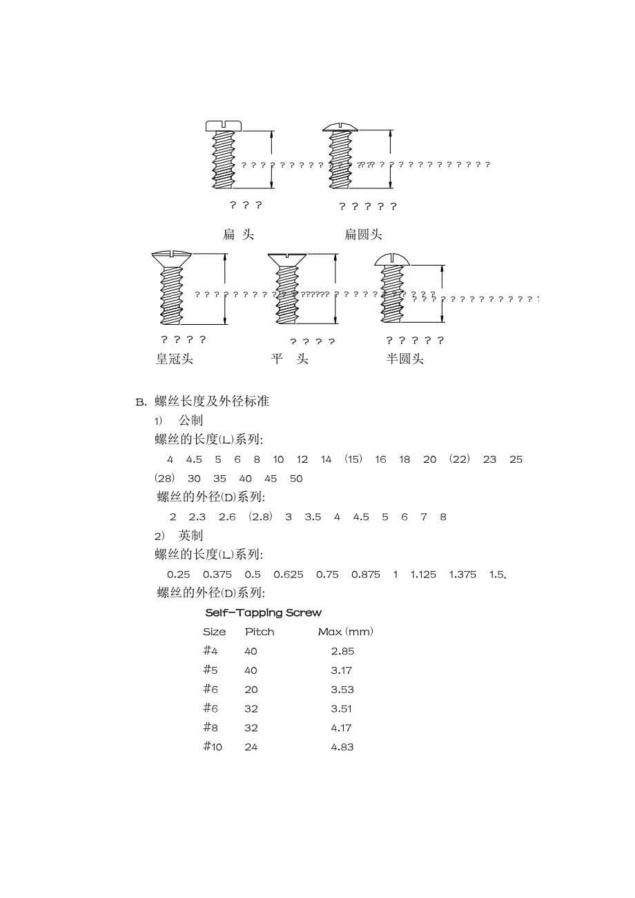 螺钉的分类与用途和材质与命名_第5页