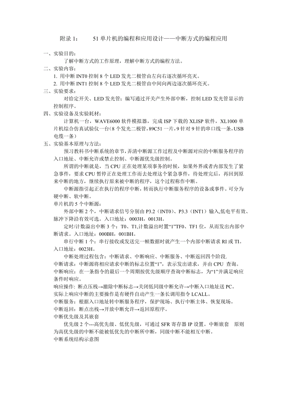 附录1：中断方式的编程应用(学生版)_第1页