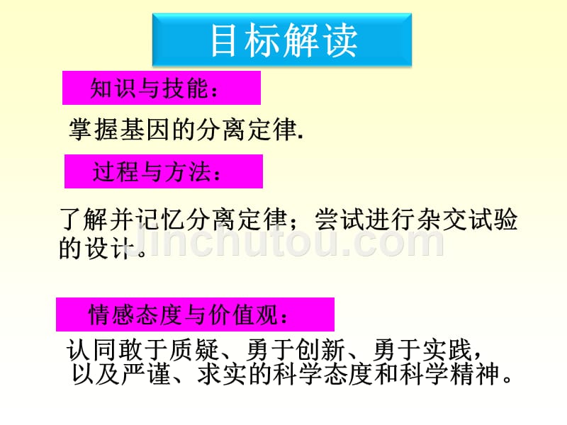 人教版教学课件第一节 孟德尔的豌豆杂交实验(一)第二课时_第4页