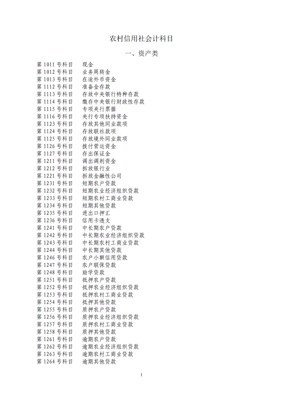 农村信用社会计科目_第1页