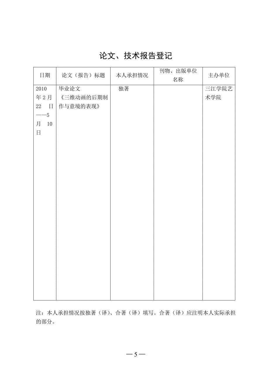 工艺美术员_评审申报表(样表)_第5页