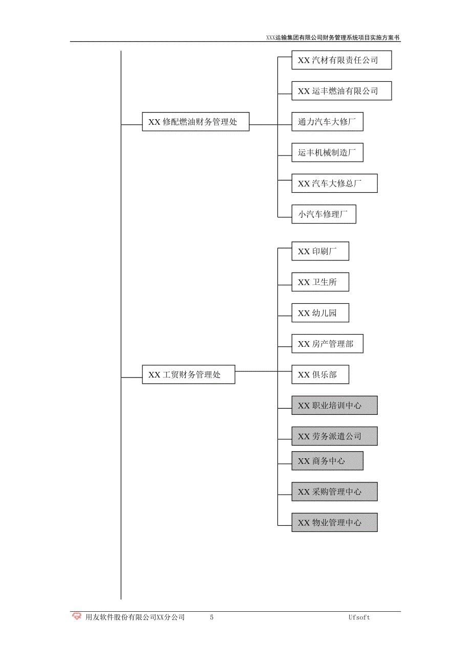 集团财务电算化项目实施方案书_第5页