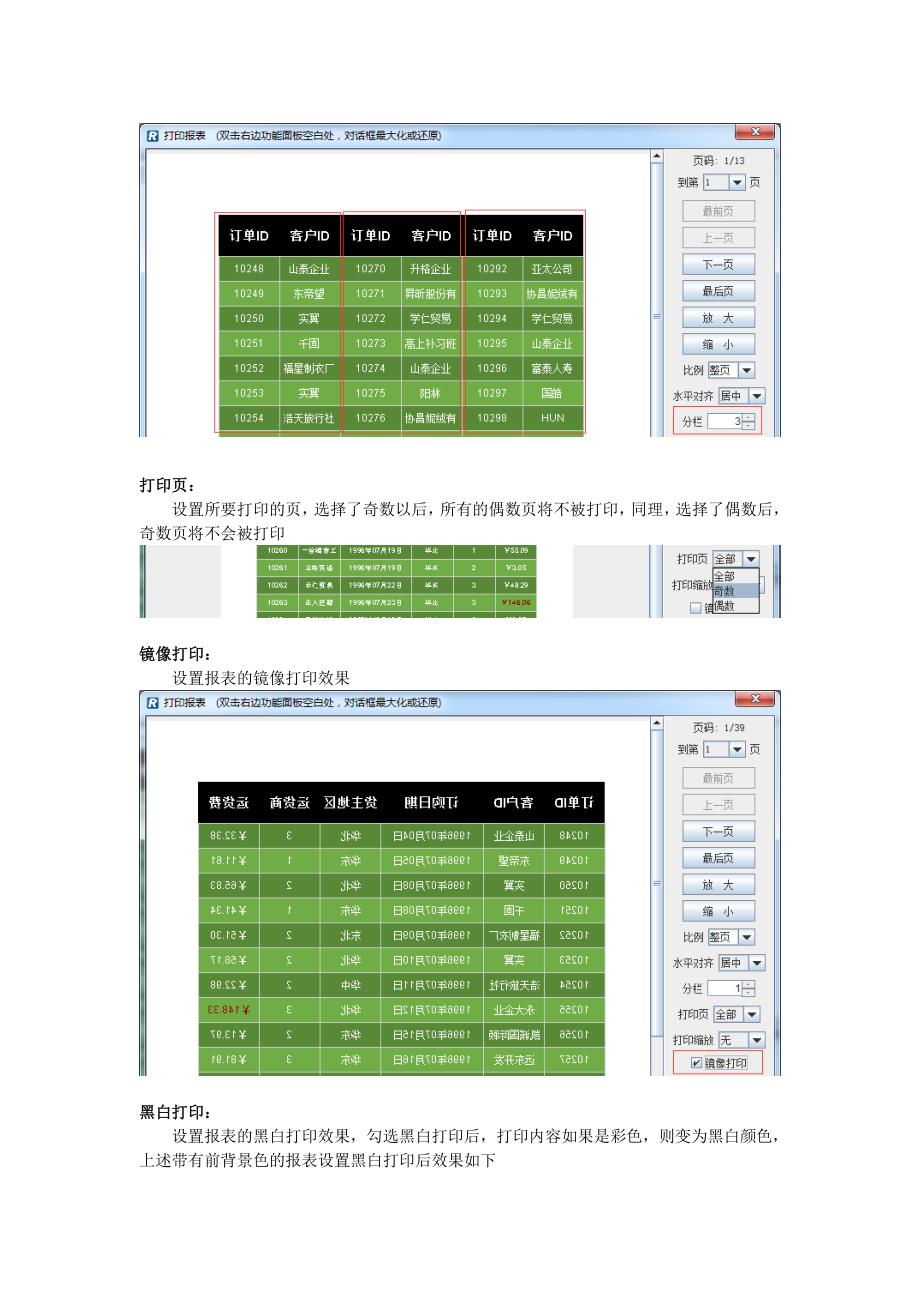 润乾集算报表呈现输出之精确打印_第4页