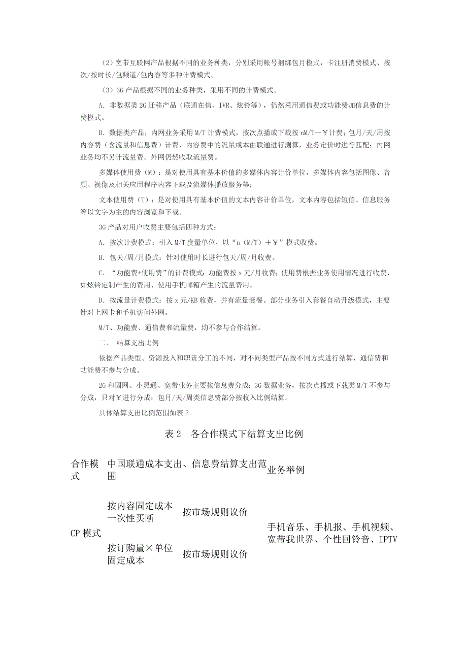 中国联通cp及sp合作管理办法_第3页