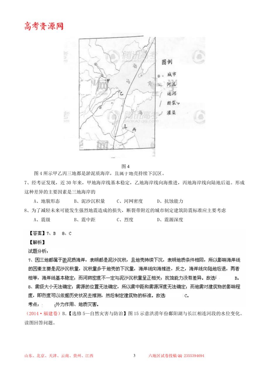 专题16 自然灾害与防治_第3页