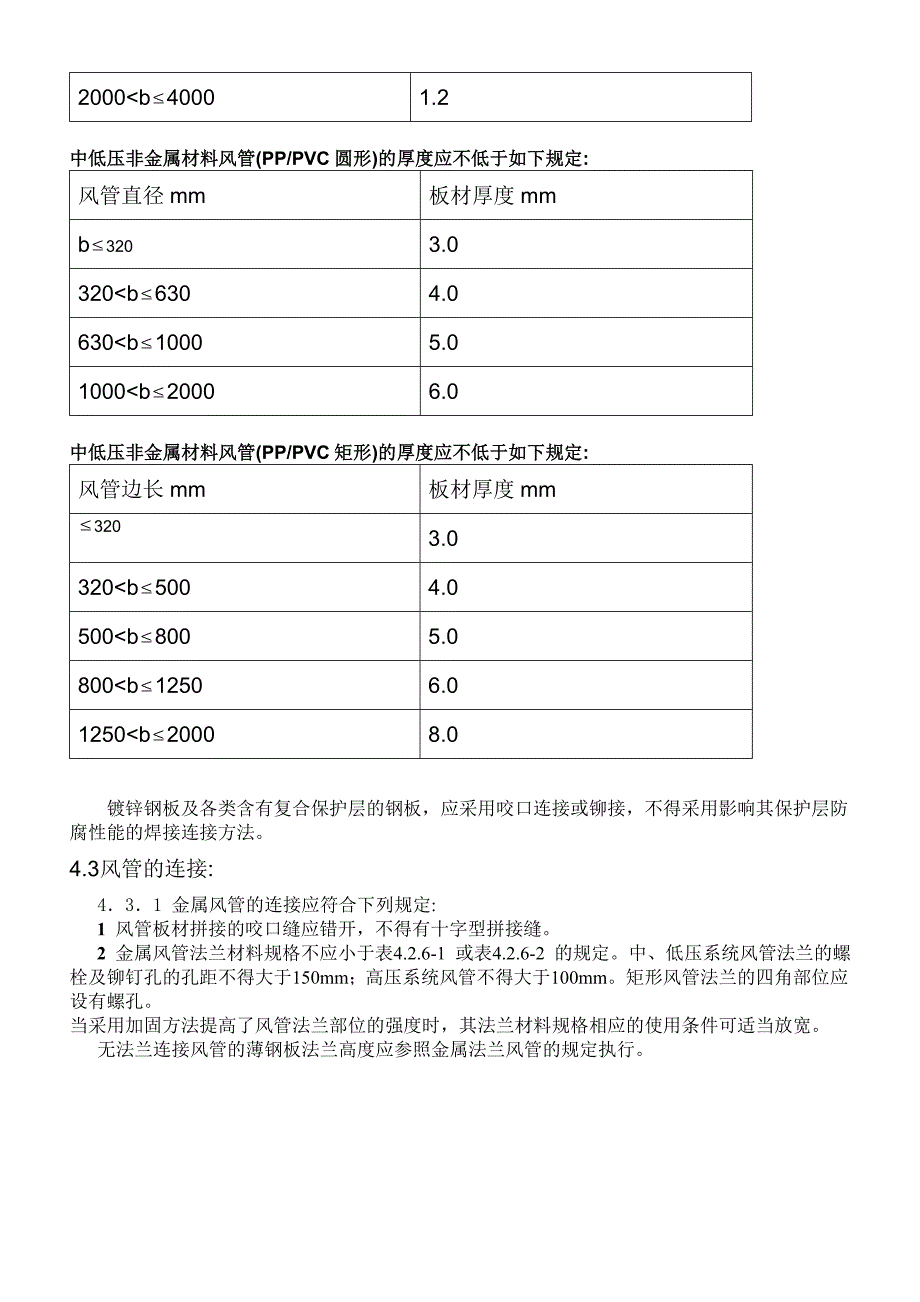 厂房通风空调与排气管道设计安装验收标准_第3页