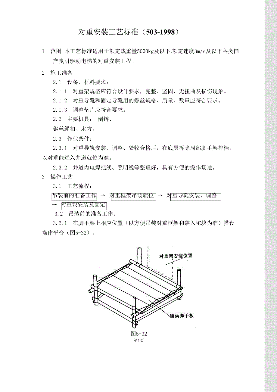 对重安装工艺标准_第1页