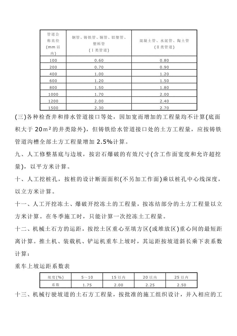 东营市定额解释及计算规则_第5页