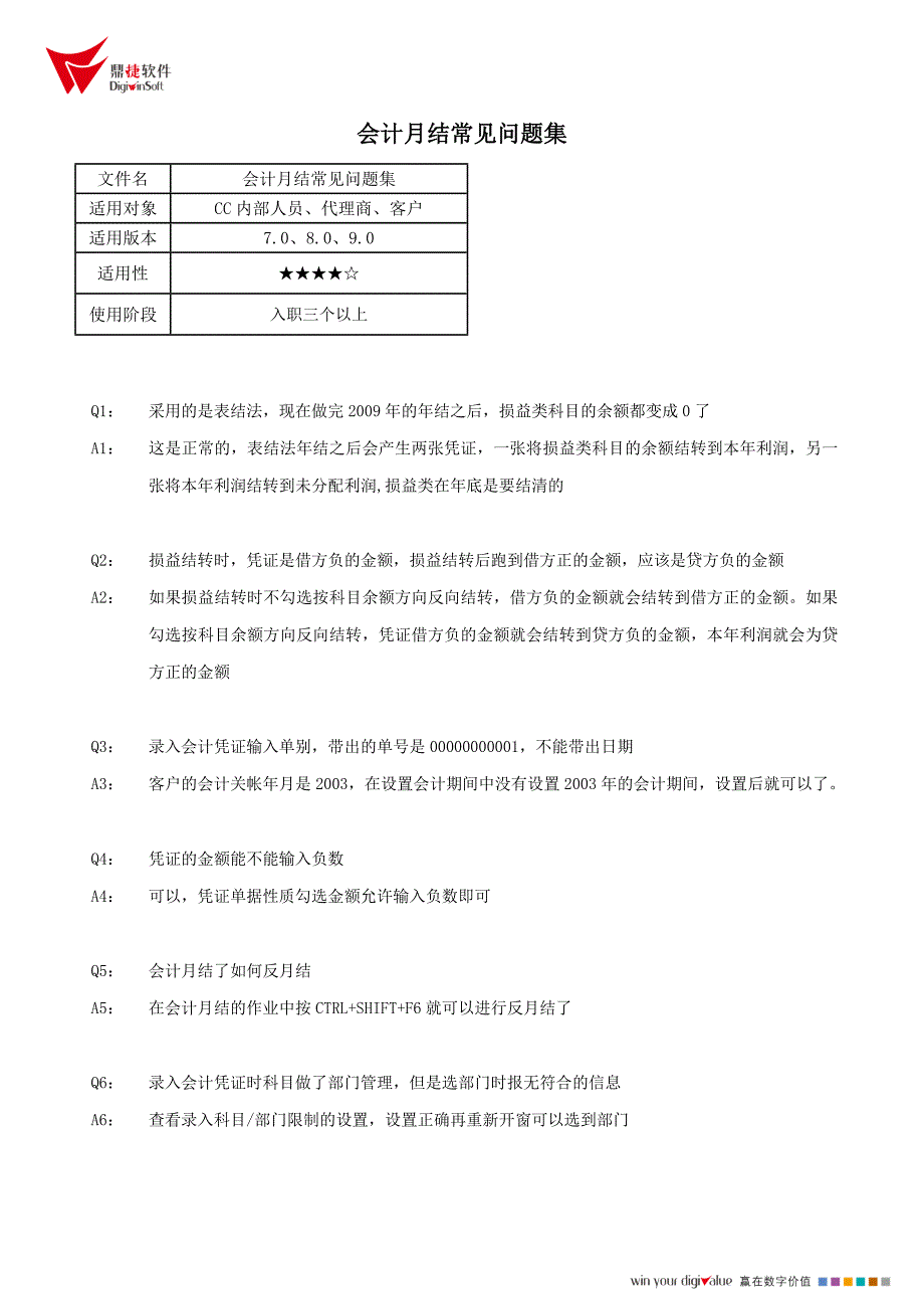 会计月结常见问题集_第1页