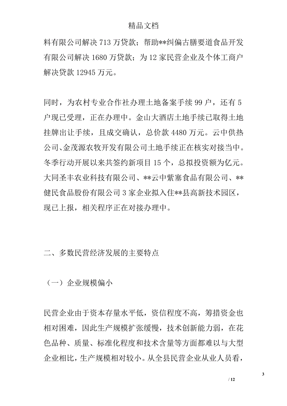 关于县民营企业的调研报告精选_第3页