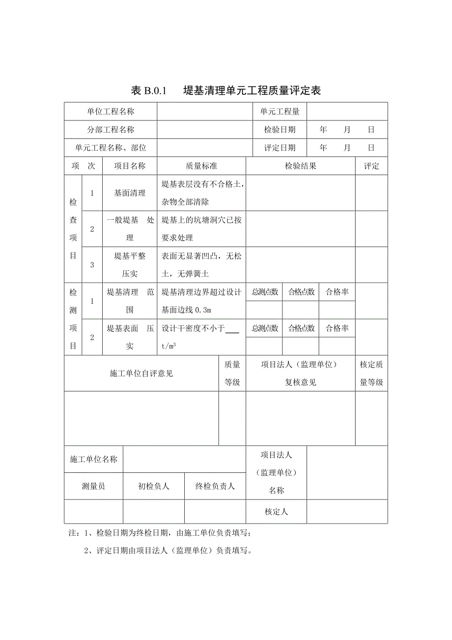 堤防工程验收表格_第4页