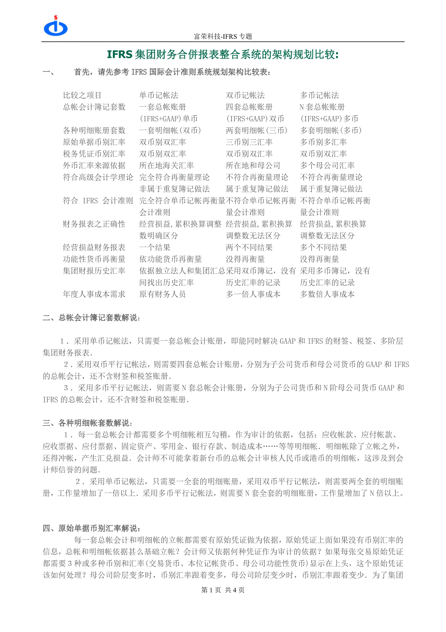 ifrs集团财务合并报表整合系统的架构规划比较_第1页