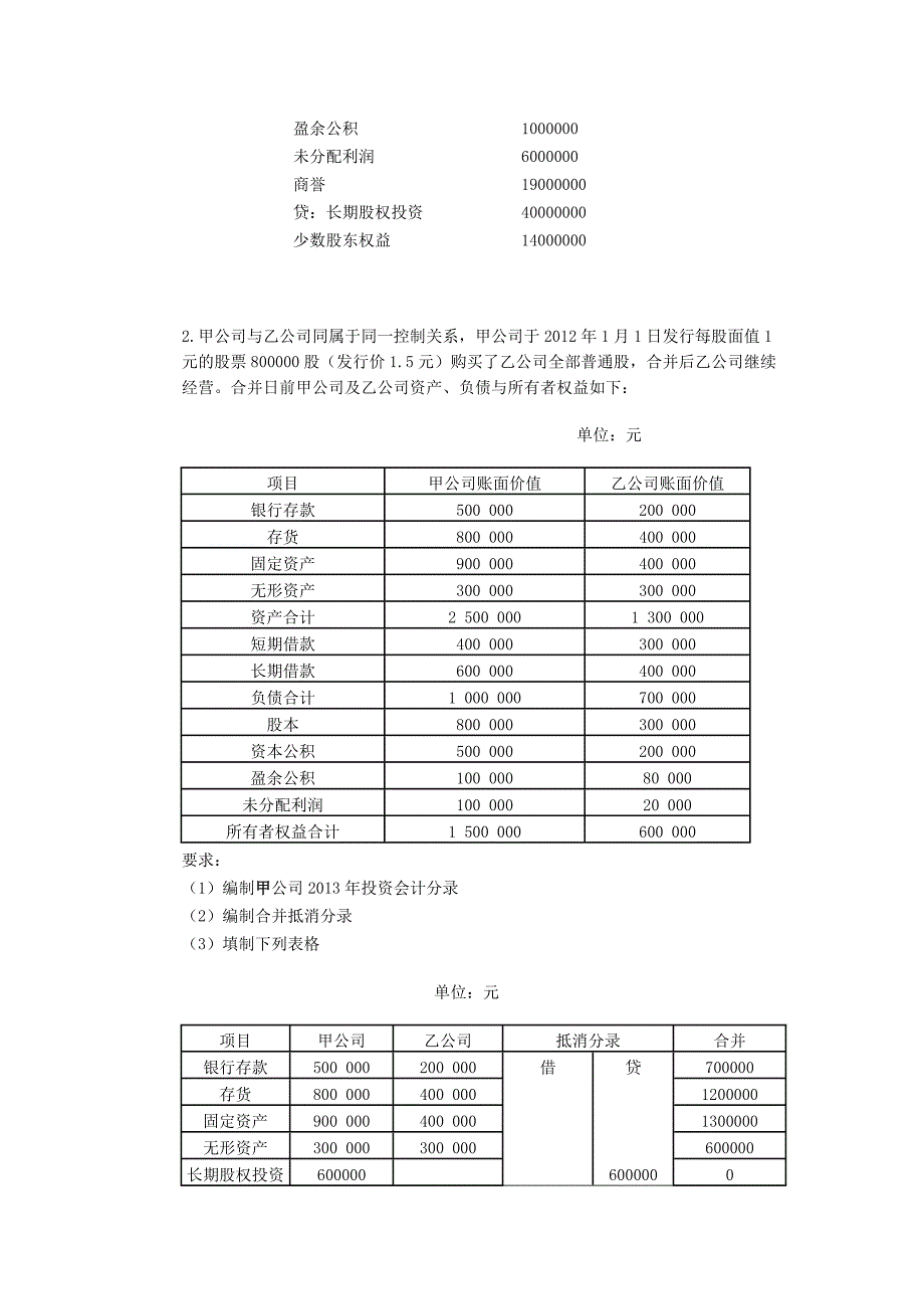 14秋高级财务会计解答_第3页