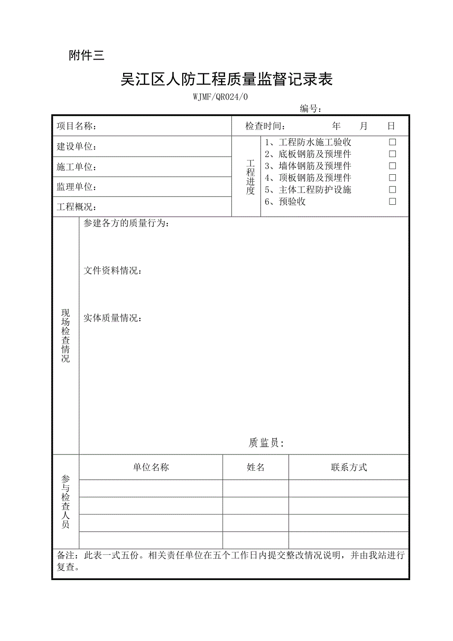 质量监督整改报告及复查申请单(模版)_第1页