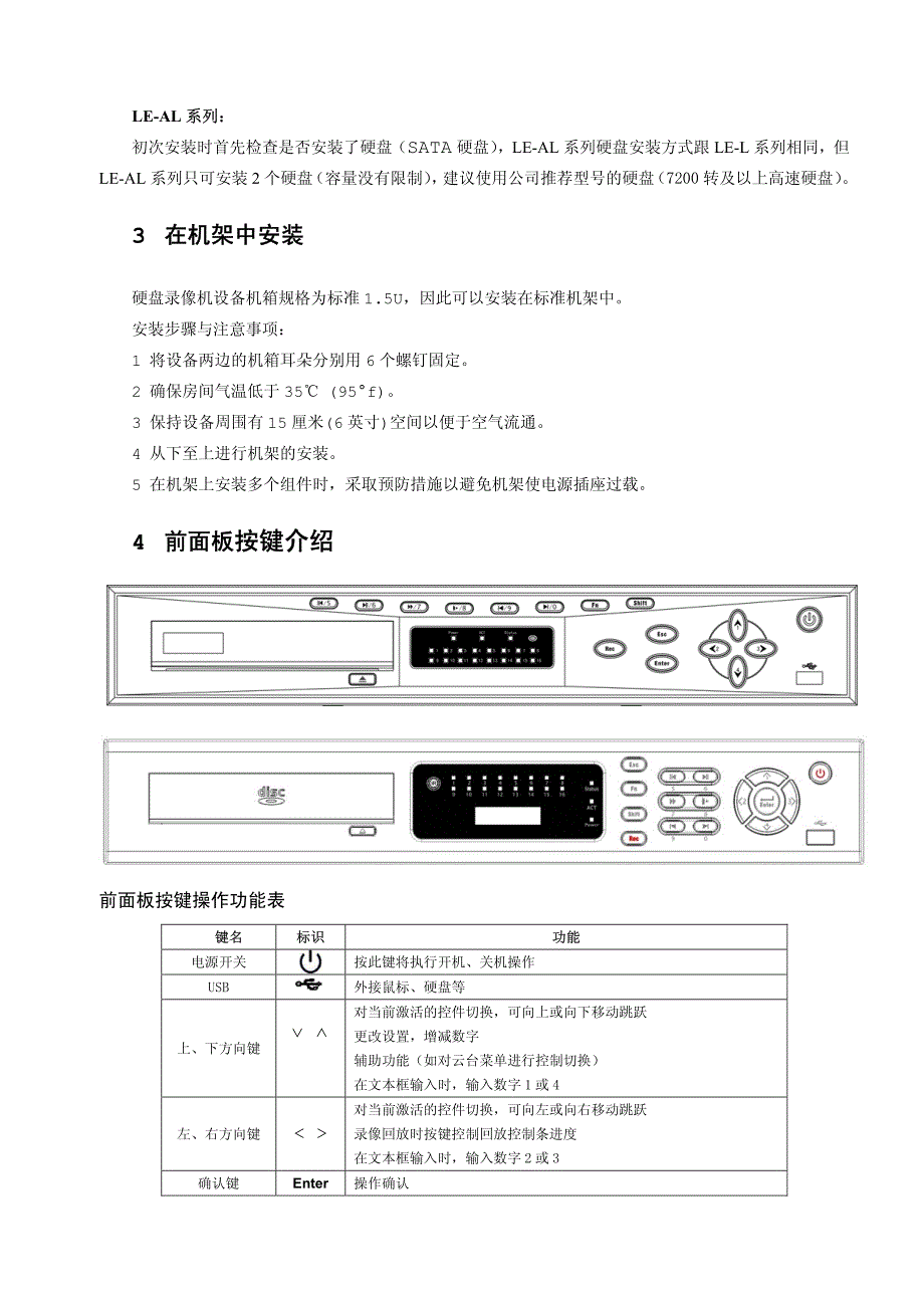 大华数字硬盘录像机快速操作手册(1.5u)_100422_第3页