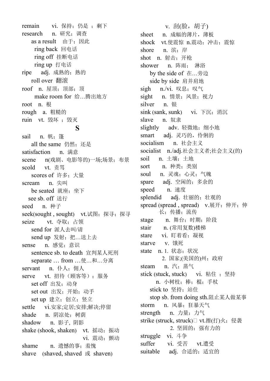 高考生词词汇表_第5页