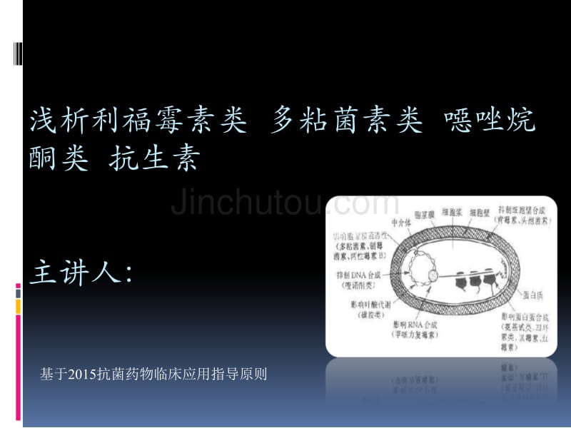 浅析利福霉素类多粘菌素类恶唑烷酮类抗生素_第1页