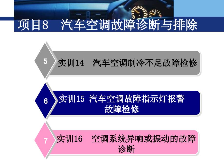 项目08_汽车空调故障诊断与排除_第3页