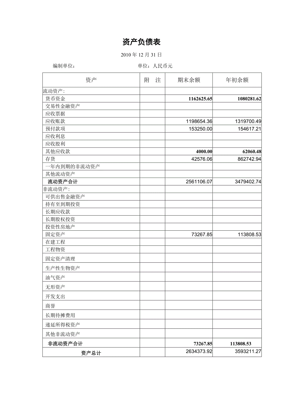 光航财务报表_第1页