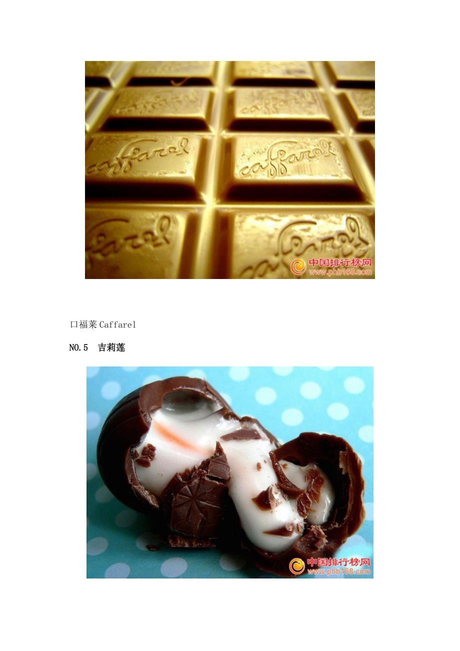 世界上最有名的巧克力排行榜_第4页