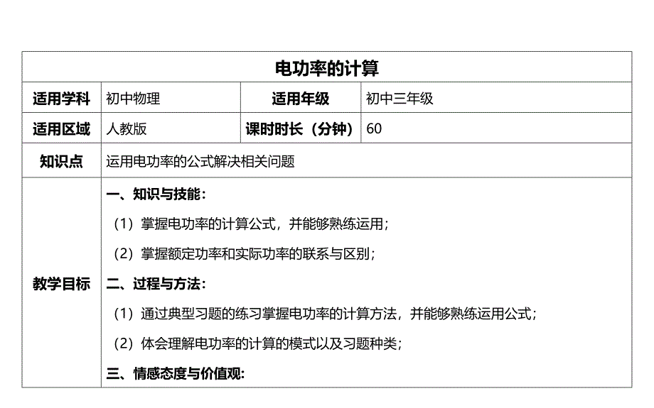 电功率专题答案版_第1页