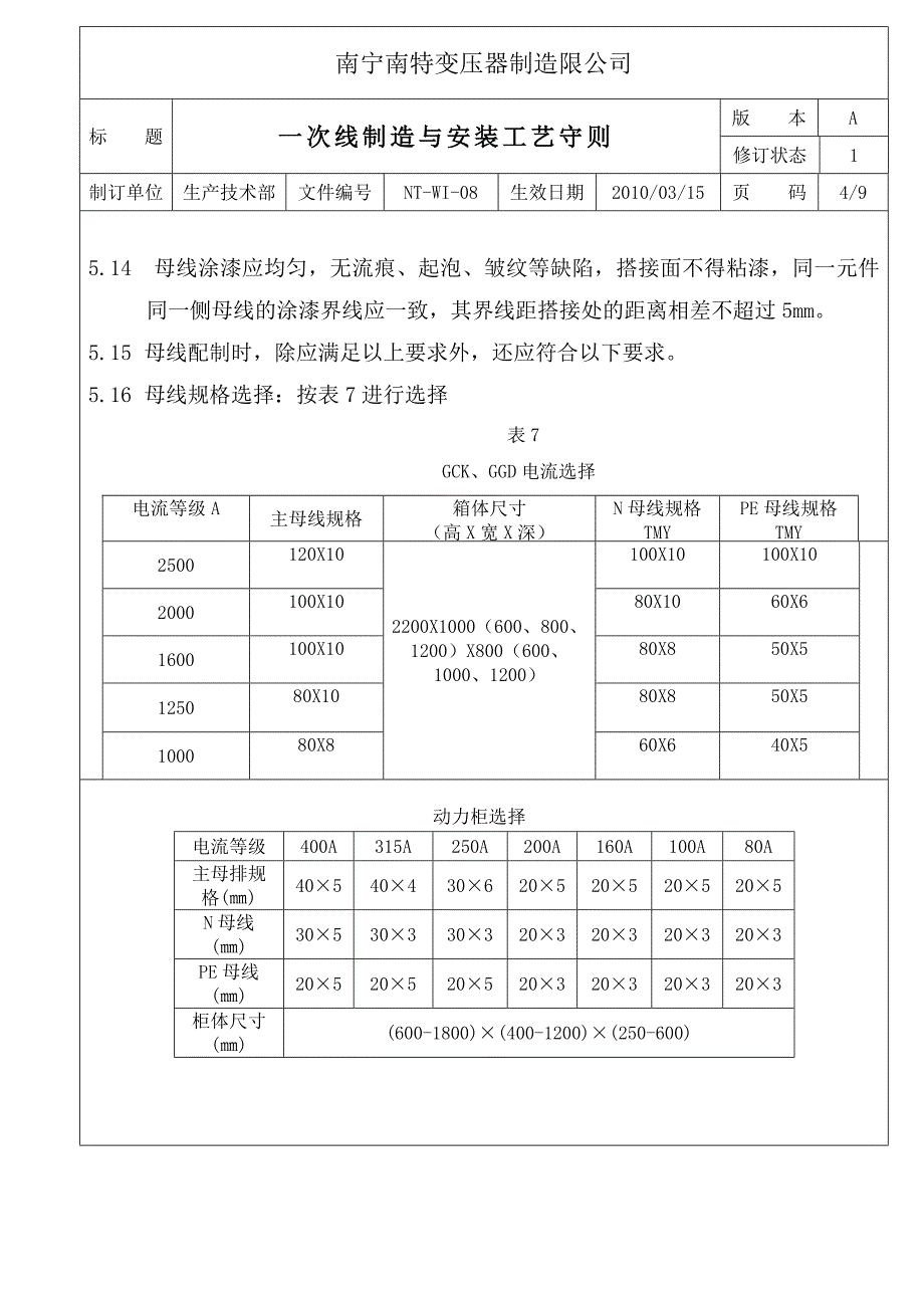 一次导线安装工艺守则_第4页